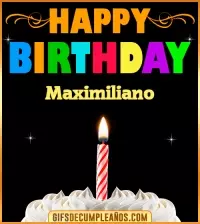 GIF GiF Happy Birthday Maximiliano